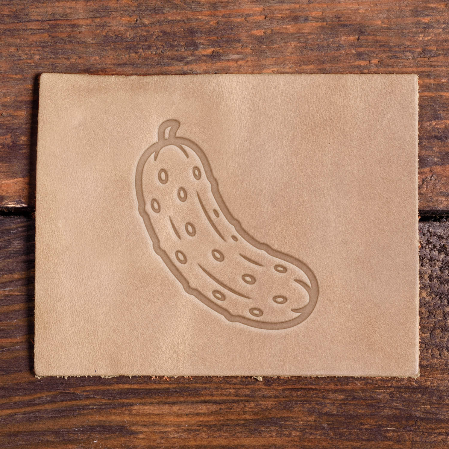 Pickle Delrin Leather Stamp