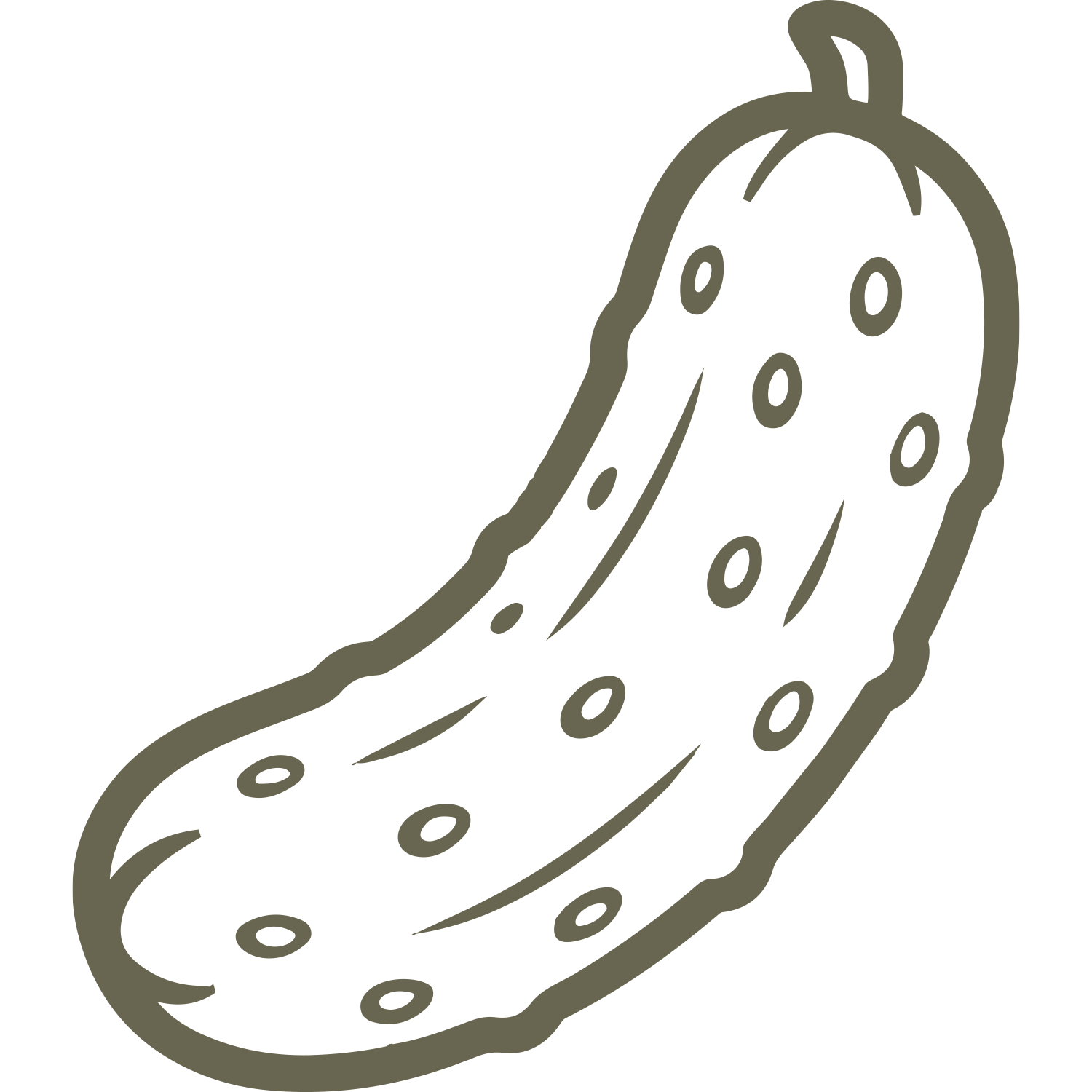 Pickle Delrin Leather Stamp