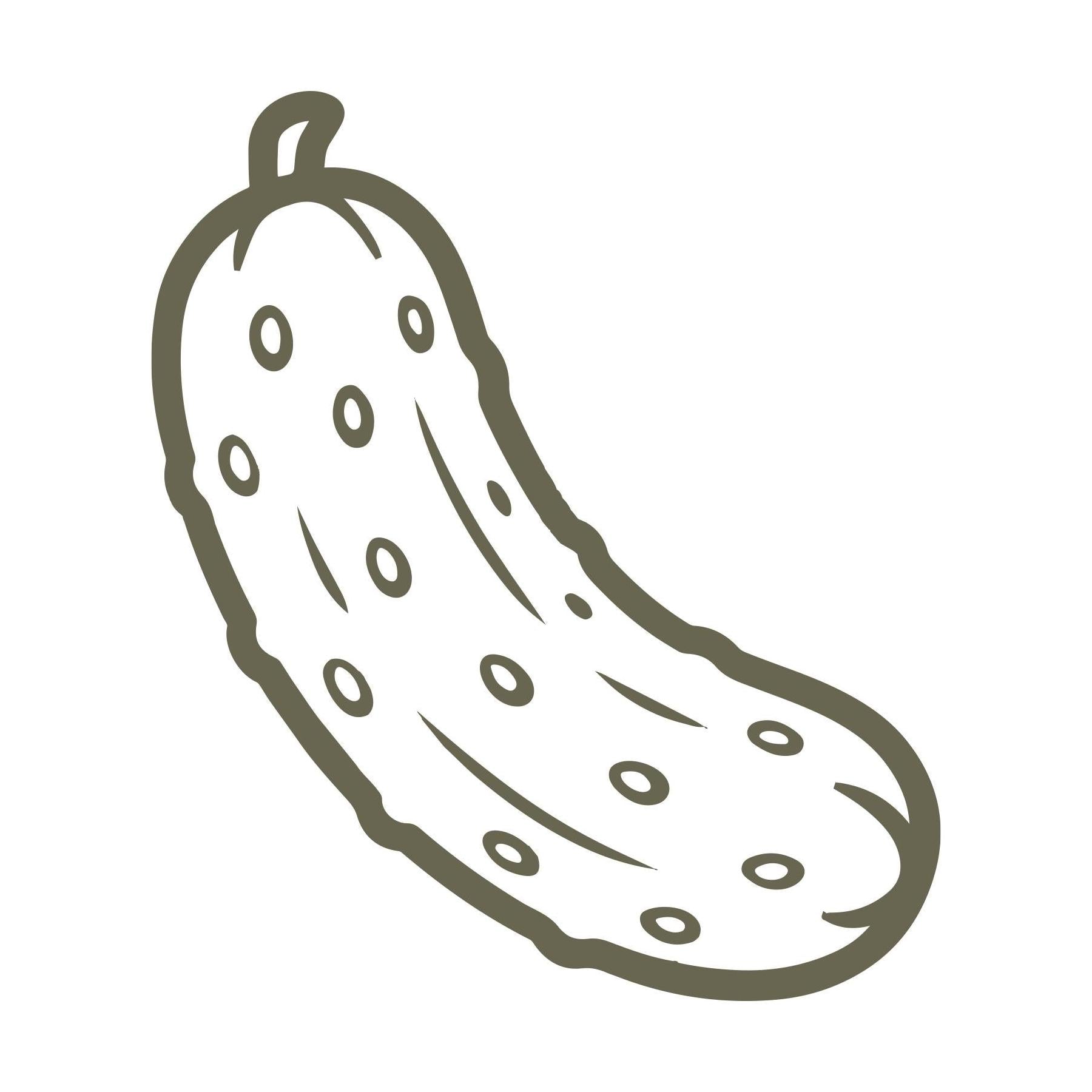 Pickle Delrin Leather Stamp