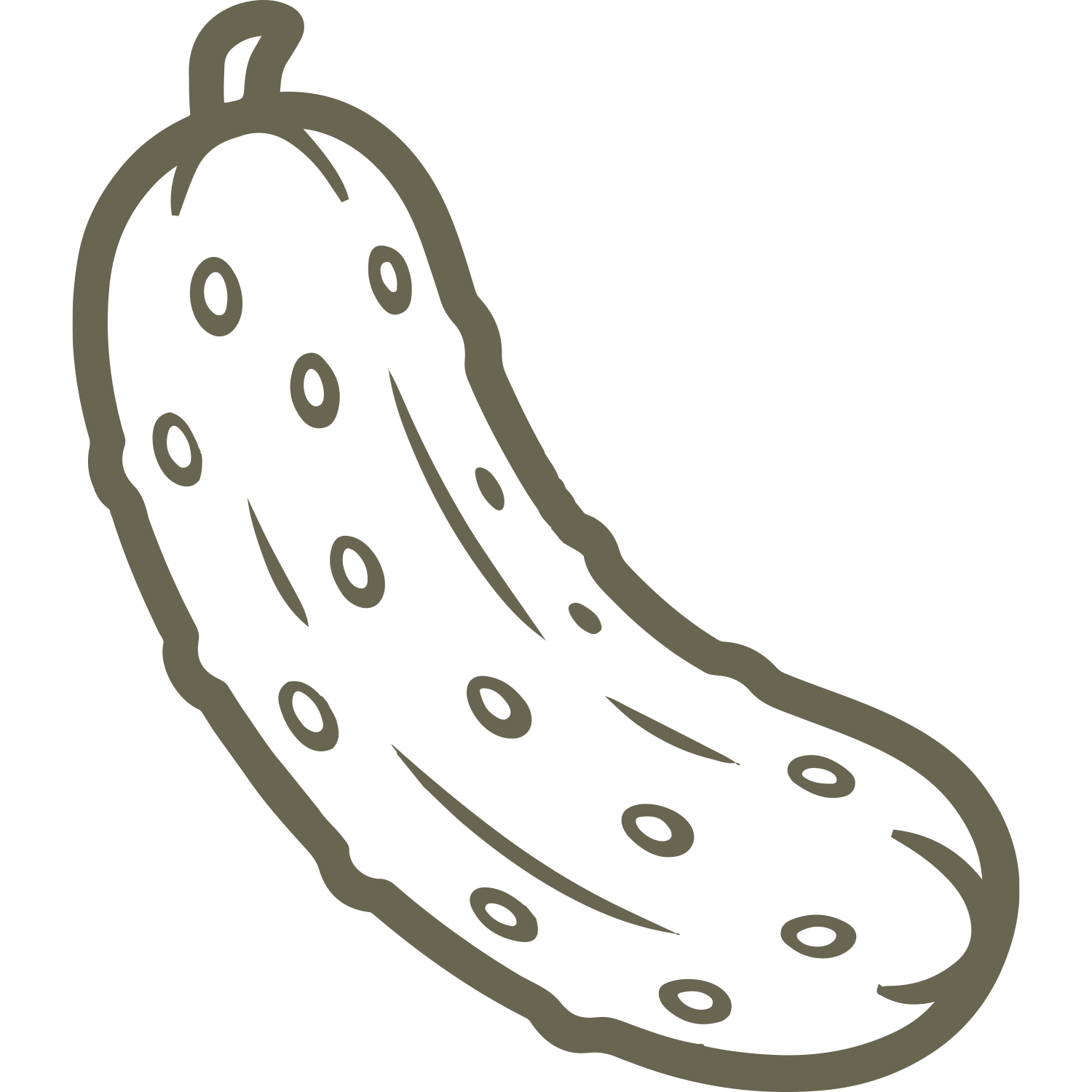 Pickle Delrin Leather Stamp