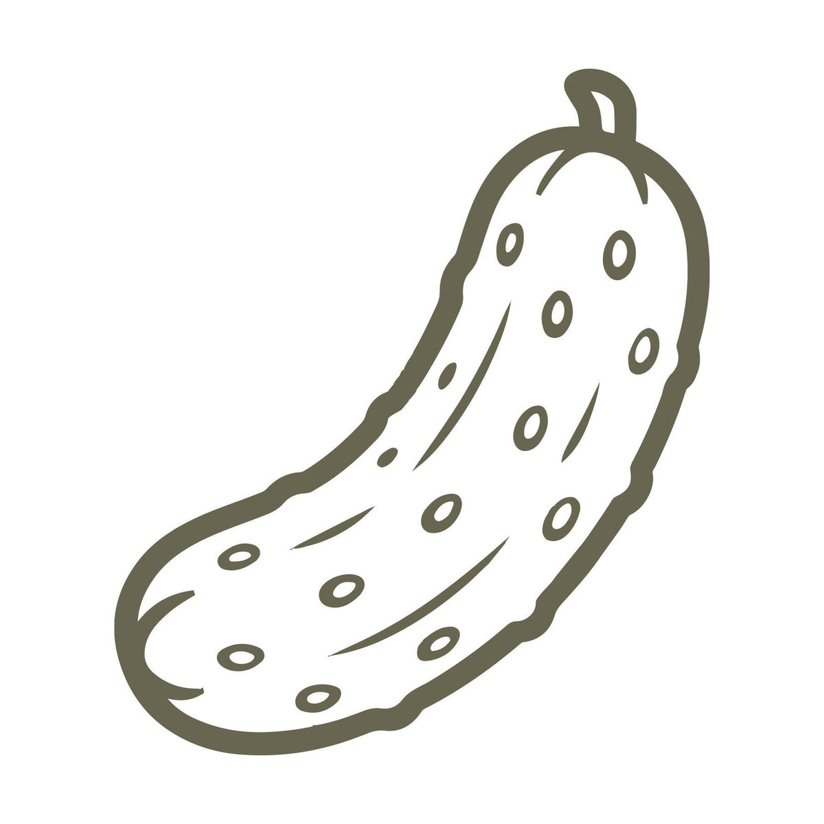 Pickle Delrin Leather Stamp