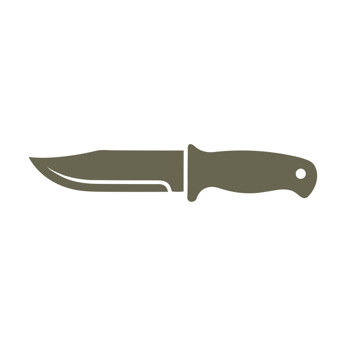 Pocket Knife Delrin Leather Stamp