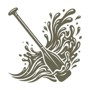 Paddle in Water Delrin Leather Stamp