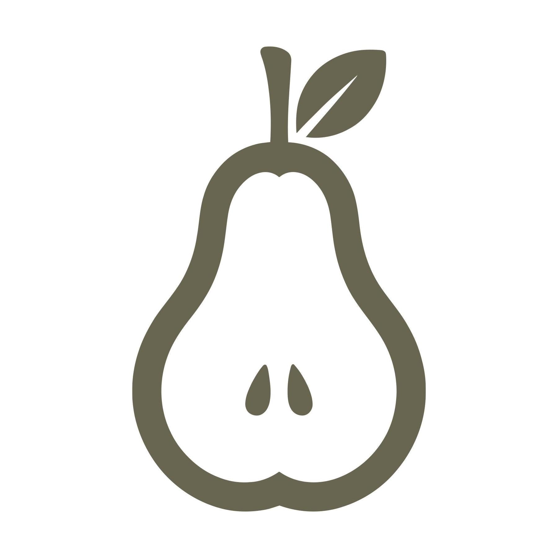 Pear Delrin Leather Stamp