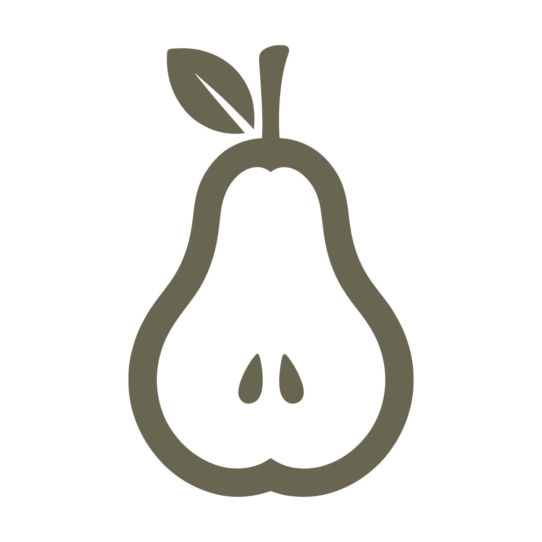 Pear Delrin Leather Stamp