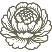 Peony Flower Delrin Leather Stamp
