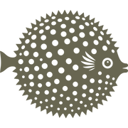 Pufferfish Delrin Leather Stamp