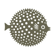 Pufferfish Delrin Leather Stamp