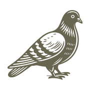 Pigeon Delrin Leather Stamp