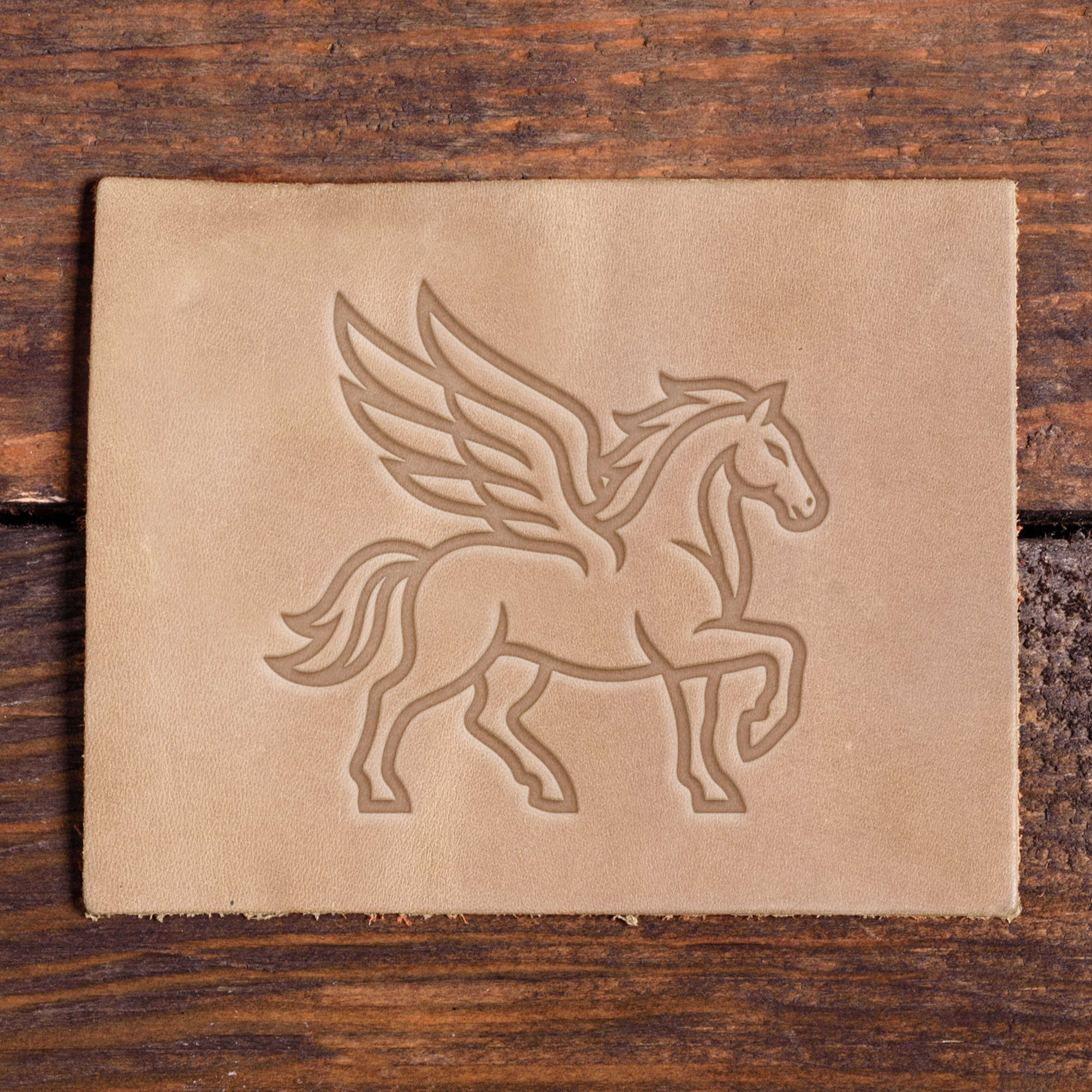 Pegasus Delrin Leather Stamp