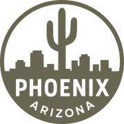 Phoenix Arizona Badge Delrin Leather Stamp
