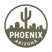 Phoenix Arizona Badge Delrin Leather Stamp