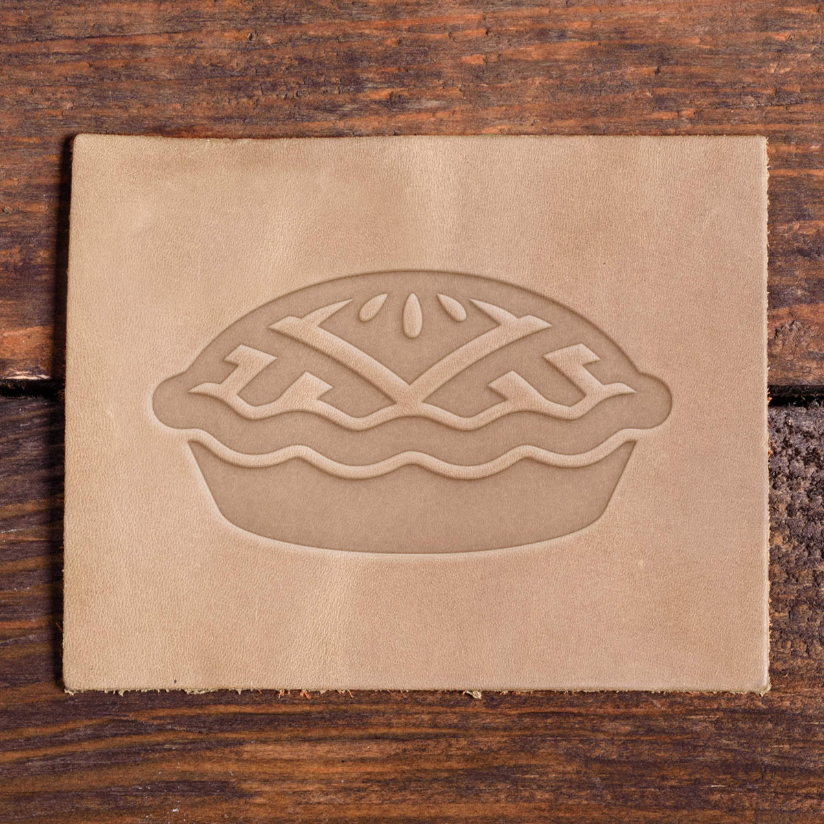 Pie Delrin Leather Stamp