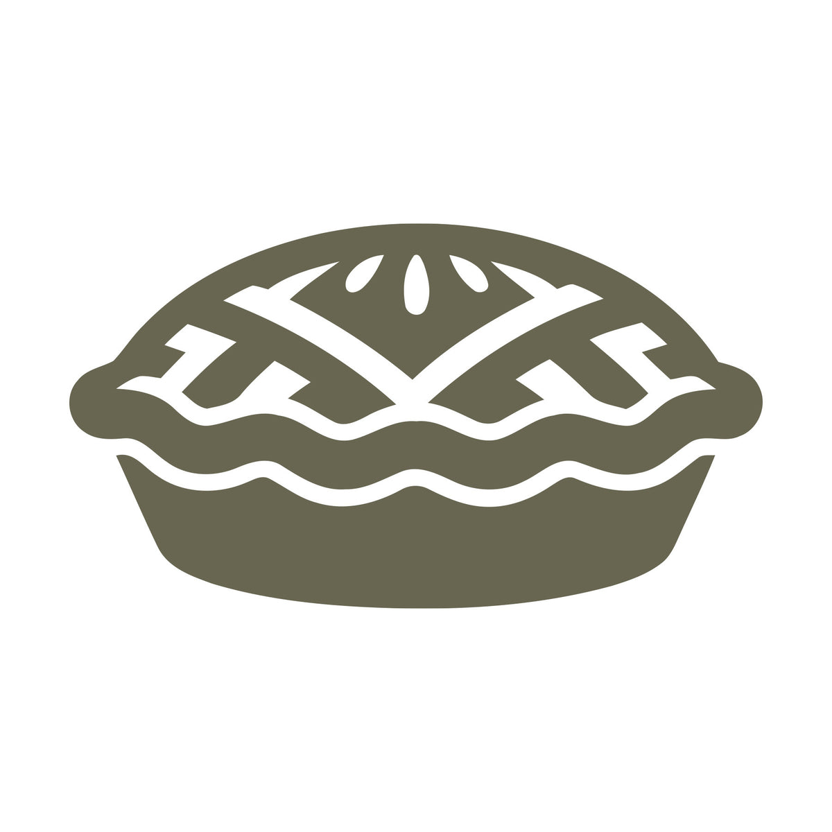 Pie Delrin Leather Stamp