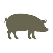 Pig Delrin Leather Stamp