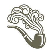 Smoking Pipe Delrin Leather Stamp