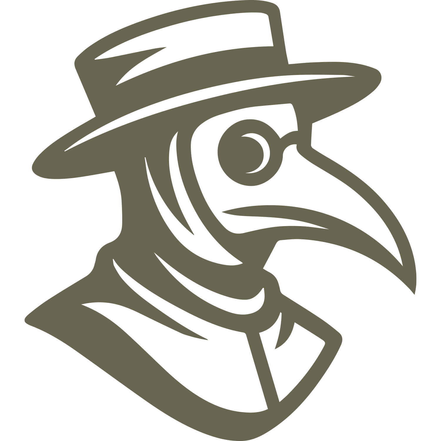 Plague Doctor Delrin Leather Stamp