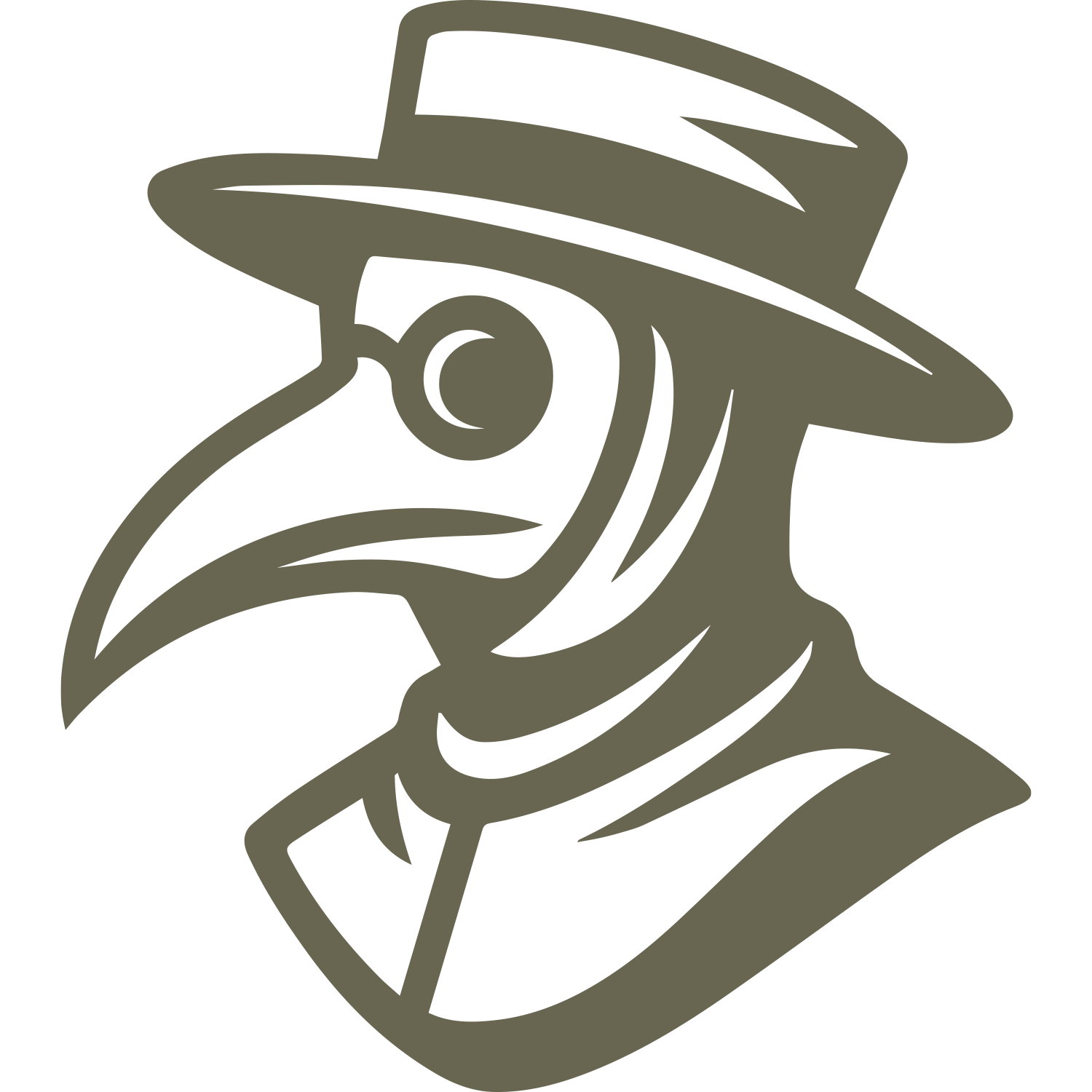 Plague Doctor Delrin Leather Stamp