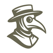 Plague Doctor Delrin Leather Stamp