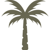 Palm Tree Delrin Leather Stamp