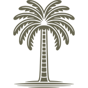 Palm Tree Delrin Leather Stamp