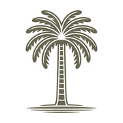 Palm Tree Delrin Leather Stamp