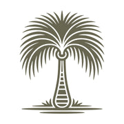 Palm Tree Delrin Leather Stamp