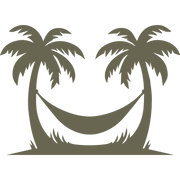 Palm Trees with Hammock Delrin Leather Stamp