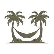 Palm Trees with Hammock Delrin Leather Stamp