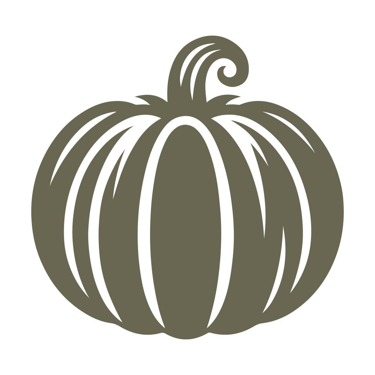 Pumpkin Delrin Leather Stamp