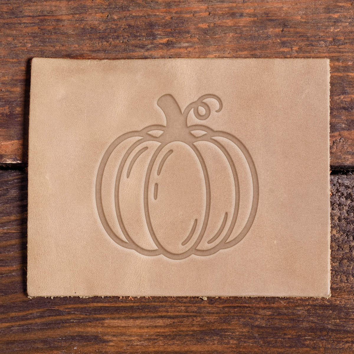 Pumpkin Delrin Leather Stamp