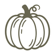 Pumpkin Delrin Leather Stamp