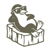 Penguin Chillin on Ice Delrin Leather Stamp