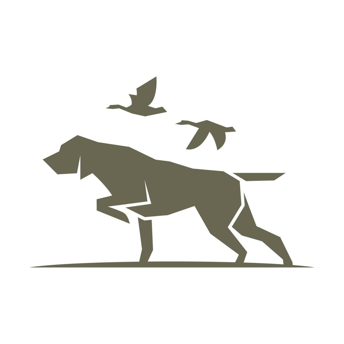 Pointer Dog Duck Hunt Delrin Leather Stamp