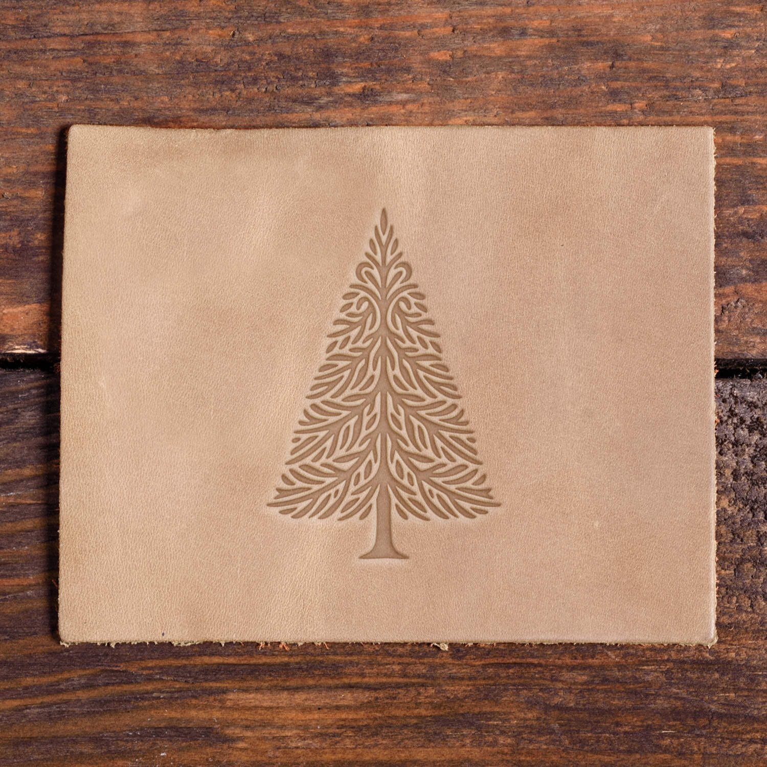 Pine Tree Delrin Leather Stamp