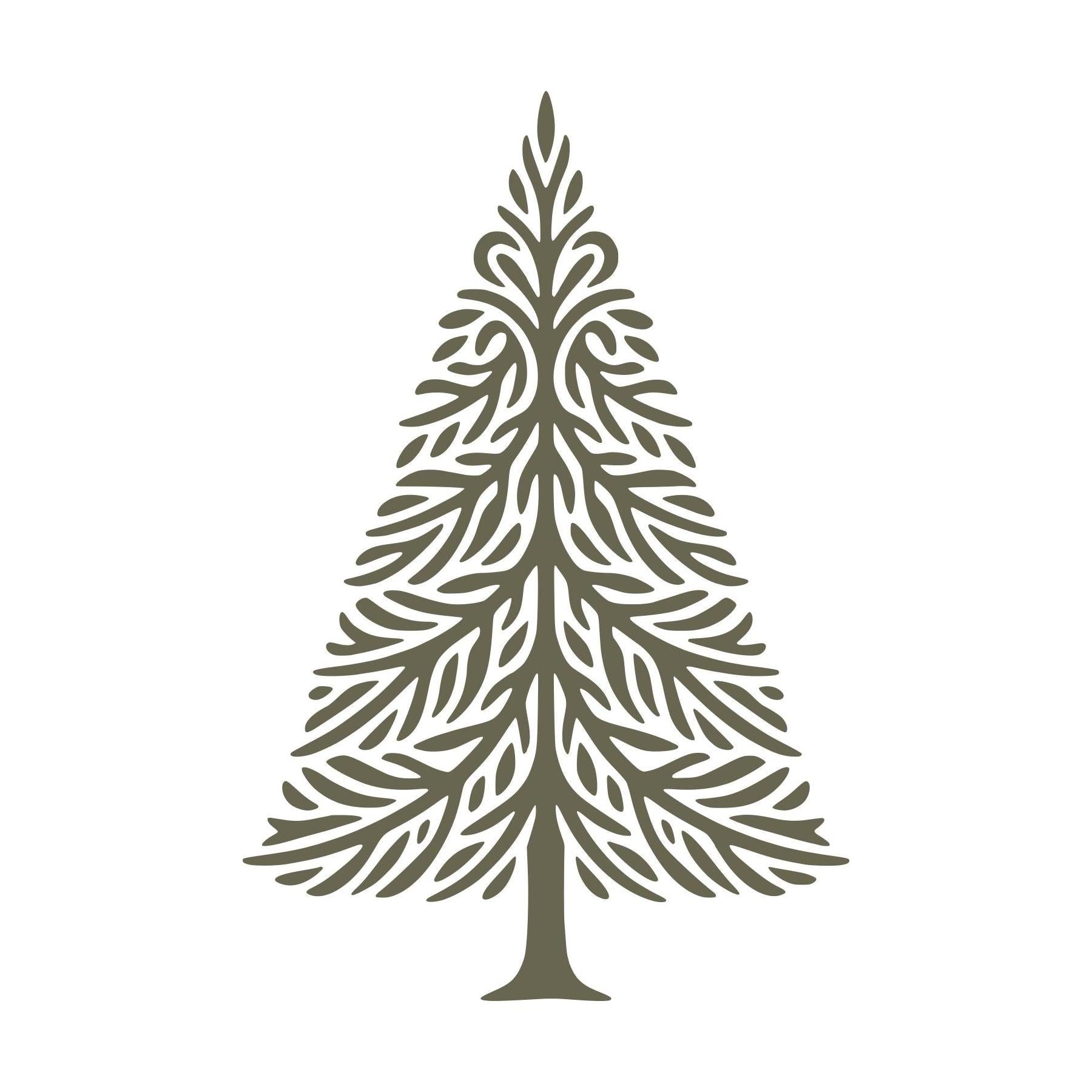 Pine Tree Delrin Leather Stamp