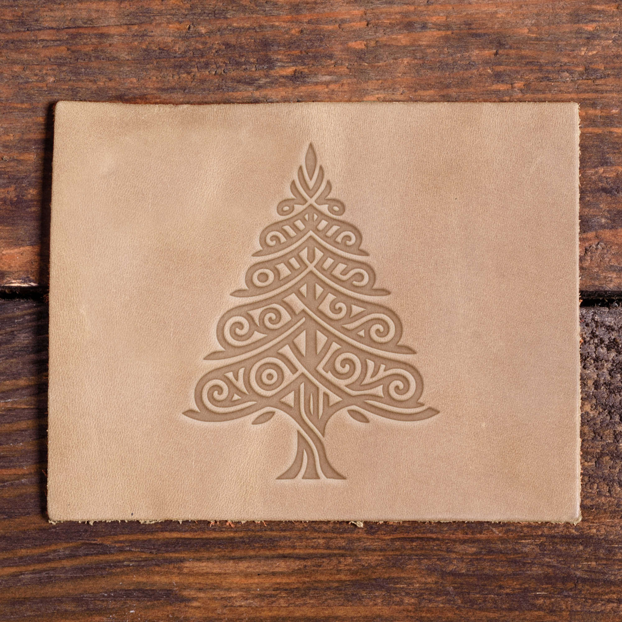 Pine Tree Delrin Leather Stamp