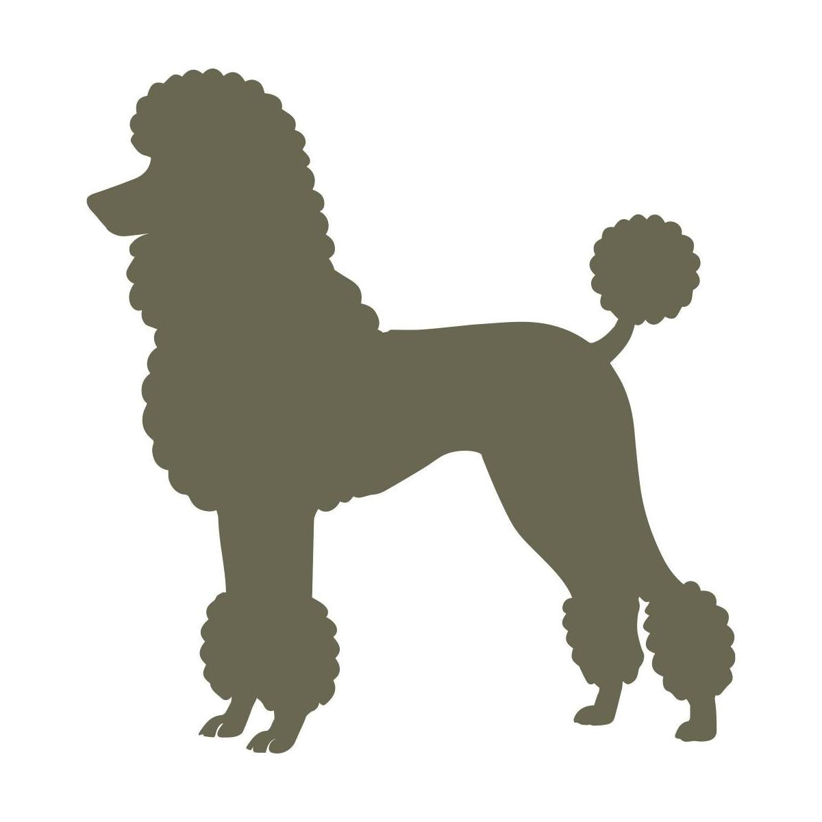 Poodle Dog Delrin Leather Stamp