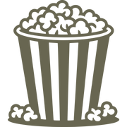 Popcorn Bucket Delrin Leather Stamp