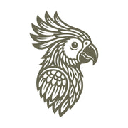 Parrot Head Delrin Leather Stamp