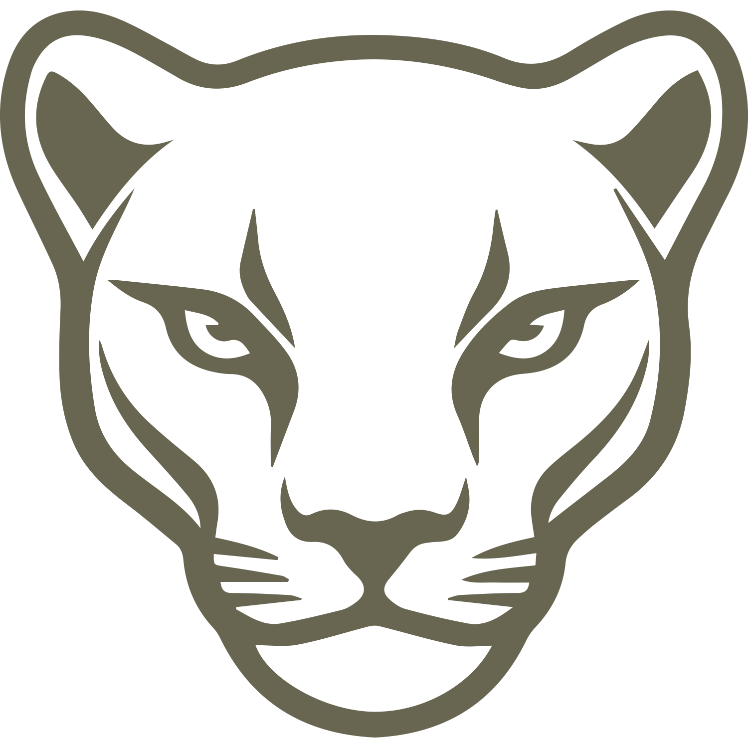 Puma Head Delrin Leather Stamp