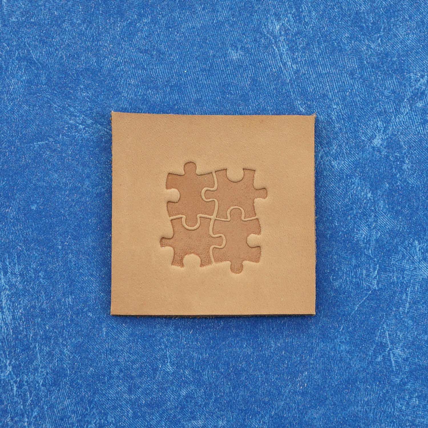 Puzzle Piece Delrin Leather Stamp