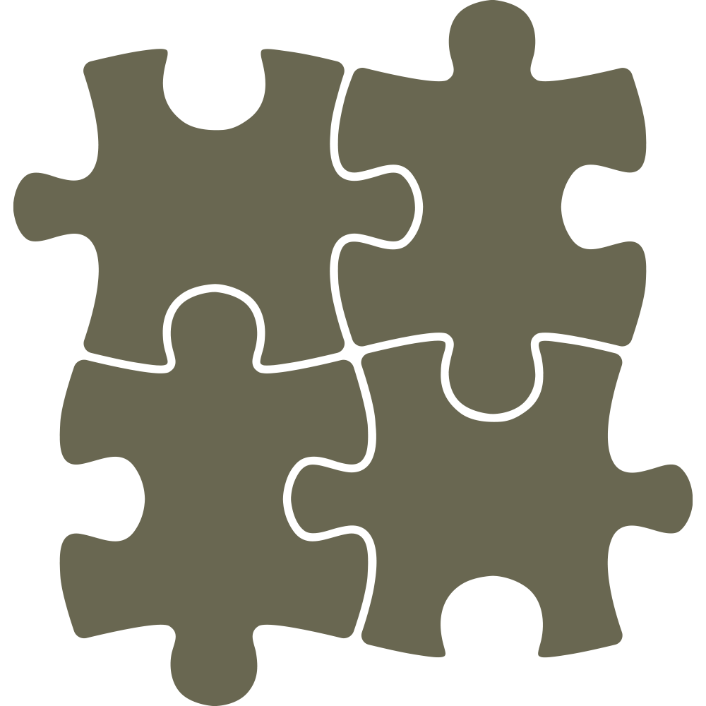 Puzzle Piece Delrin Leather Stamp