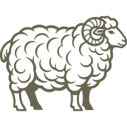 Fluffy Ram Delrin Leather Stamp
