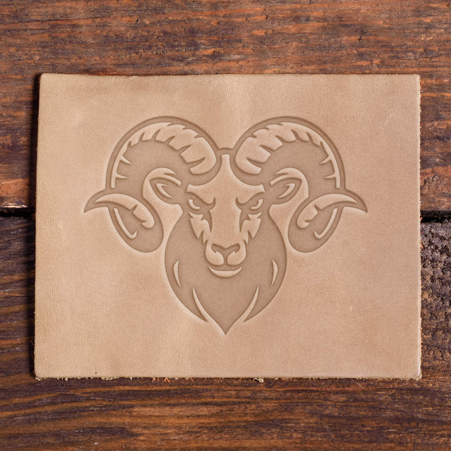 Ram Head Delrin Leather Stamp