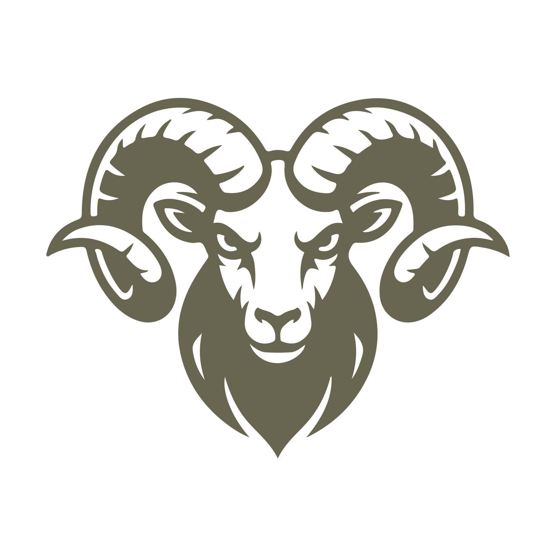 Ram Head Delrin Leather Stamp