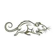 Running Rat Delrin Leather Stamp