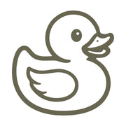 Rubber Duckie Delrin Leather Stamp