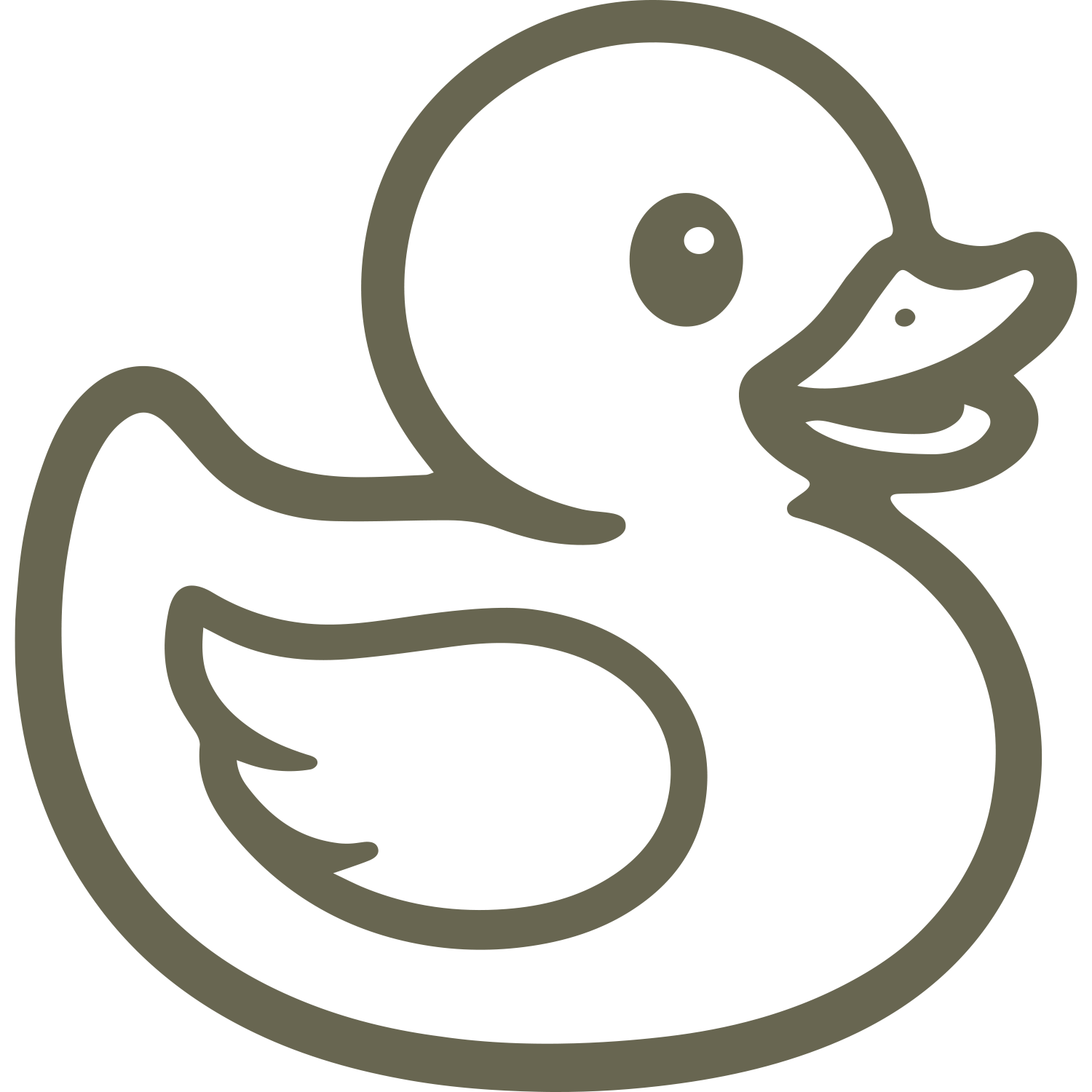 Rubber Duckie Delrin Leather Stamp