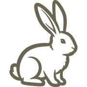 Rabbit Delrin Leather Stamp